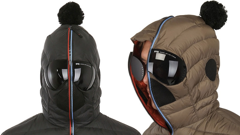Illustration for article titled Wear This Goggle Hood Jacket and You Deserve Every Snowball Sent Your Way